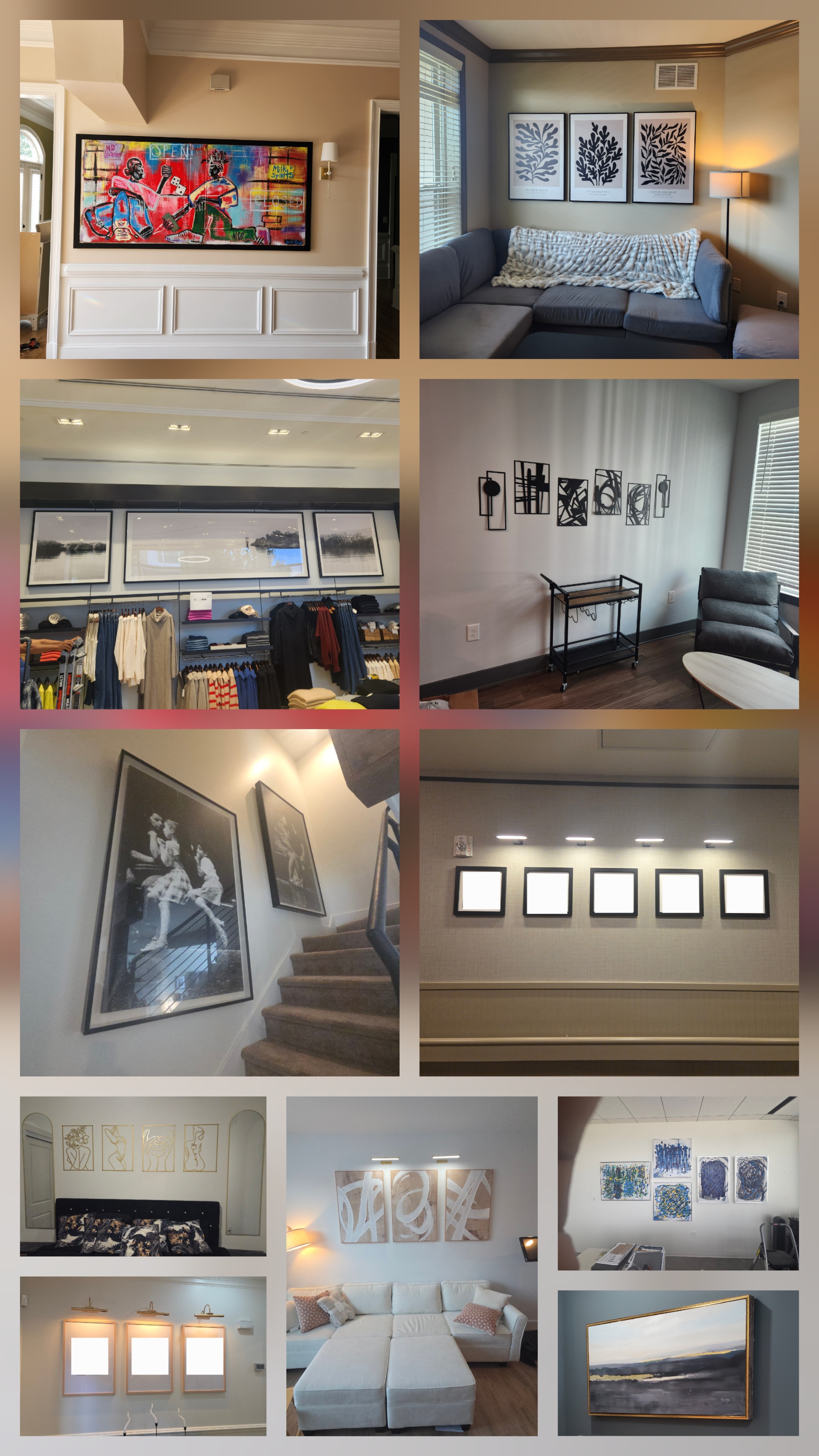 Custom shelving installation portfolio